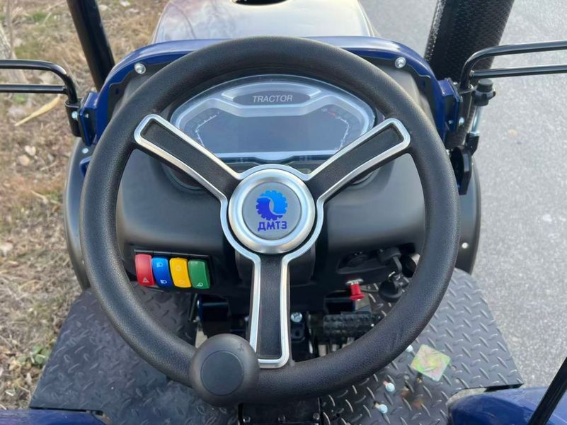 Мінітрактор ДМТЗ 255XL повнопривідний, широка резина,примусова гідравліка 74 фото
